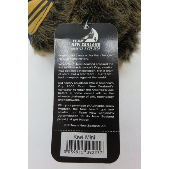 Team NEW ZEALAND Kiwi Mini Plush Toy Embroidered Hat Collectible - Picture 9 of 11